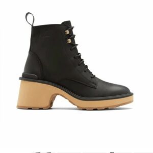 Sorel Women's Hi-Line Heel Lace - Black/Tawny Buff.